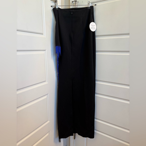 STAUD Scarlett bead-embellished cutout jersey maxi skirt Size Small - Picture 5 of 7